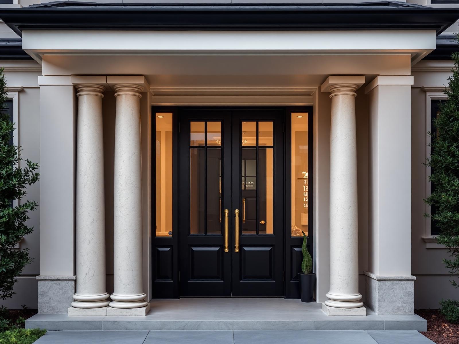 Elegant home entryway